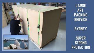 Large Artwork Packaging Boxes, Art Packing Service Sydney