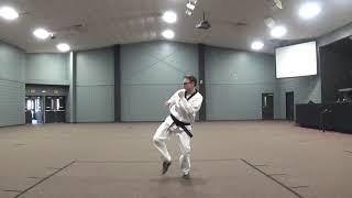 2nd Gup Red Belt Basic Footwork