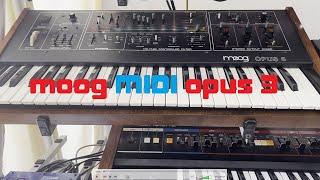 Moog Opus 3 MIDI demo - Tubbutec OrganDonor