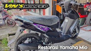 Restorasi Yamaha Mio Smile | Vins Modified #yamahamio #vinsmodified #restorasimotor