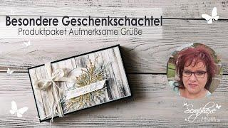 Besondere Geschenkschachtel „Aufmerksame Grüße“ | Produkte von Stampin‘ Up!