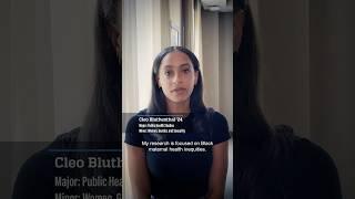 Researching Black Maternal Health Inequities  #shorts #jhu #johnshopkinsuniversity #studentresearch