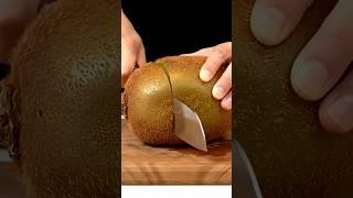 This GIANT Kiwi Is Real?!  ASMR Cutting You Have to Hear