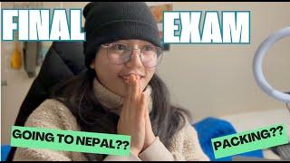 The Most STRESSFUL Finals Week Ever—Exam at the Airport Before Flying! ️