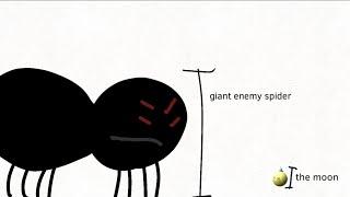 Giant enemy spider - tower heroes animation