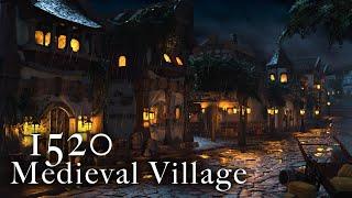 Medieval Village ASMR: Soothing Rain for Sleeping, Reading, and Relaxing