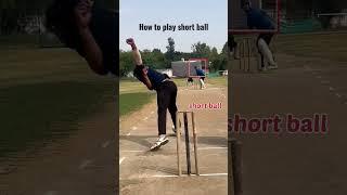 how to play short ball? #cricketshorts #badrupaze #cricket #total_sport