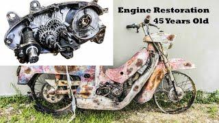 Restoration Motorcycle Jawa 50 two stroke - Engine Repair - PART 3