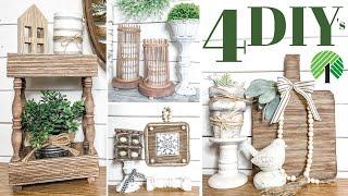4 Dollar Tree Bamboo Skewer High End Boho Farmhouse Decor DIY's