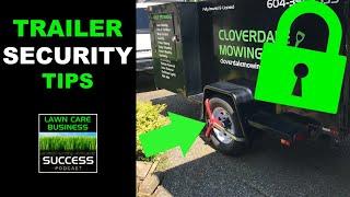 Trailer Security Tips