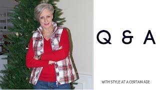 Q & A with Style at a Certain Age