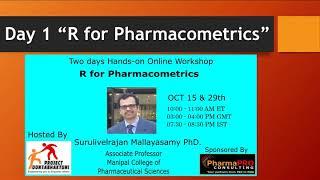 Introduction to use of "R for Pharmacometrics" Hosted by Project Dontabhaktuni