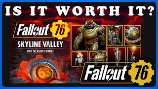 Fallout 76: Skyline Valley DLC Lost Treasure Budle - In Game Showcase. Worth The Money?