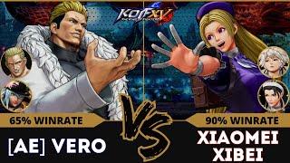 KOFXV⭐A.E VERO (Geese/Isla/Yamazaki) vs XIAOMEIXIBEI (Meitekun/Hinako/Chizuru)⭐Ranked Match