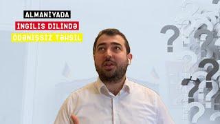 Almaniyada ingilis dilində ödənişsiz təhsil