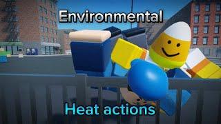 Roblox Right 2 Fight Fan-made Environmental Heat Actions