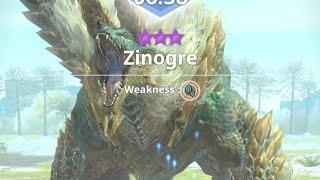 Monster Hunter Now: 8  Zinogre solo with G9-5 Barioth Hammer 