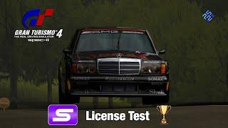 Gran Turismo 4 SPEC II - Super License Test [All GOLD] - Playthrough