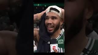 Jayson Tatum on Winning NBA CHAMPIONSHIP #nbafinals2024 #bostonceltics #jaysontatum #nbachampion