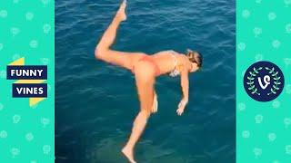 TRY NOT TO LAUGH - Funny WATER Fails Videos