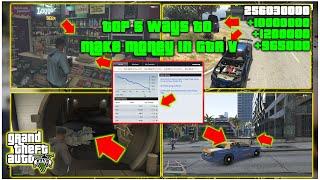 GTA V - Top 5 Ways To Make Money In Story Mode (PS5, PS4, PS3, PC & Xbox)