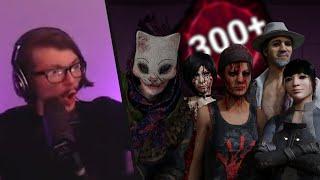 P100 Huntress Main vs P300+ Survivors | Dead by Daylight