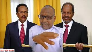 Alxaqiiqa Xasan Sheekh oo u shaqaynaaya sidii farmajo ugu soo noqon lahaa xukunk waa yaab  Ergo ayaa