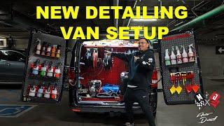 NEW DETAILING VAN SETUP | VAN TOUR | MJ DETAIL