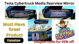 Tesla Cybertruck Media Rearview Mirror Review: A Game-Changer in Safety and Visibility