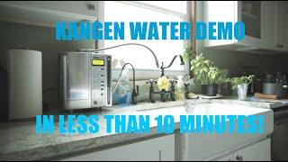 Kangen Water 10 Min Demo 2023 - BEST Living Hydrogen Rich Alkaline Water!