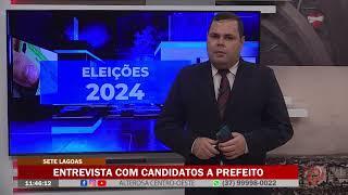 Eleições 2024: O candidato a prefeito de Sete Lagoas Douglas Melo não compareceu para a  entrevista