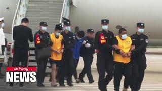 130 Chinese gambling, scam suspects repatriated to China from Cambodia