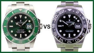 ▶ Rolex SUBMARINER (diver) vs GMT-Master II (pilot) - COMPARISON