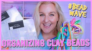 ORGANIZE CLAY BEADS WITH ME (ASMR STYLE) ....this is why I'm on a bead buying ban lol 