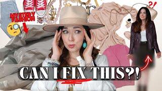 Can I Turn These Fashion FAILS Into Stylish Outfits? Mystery Bag Challenge