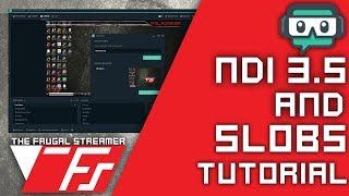 Two PC 1080p/60 Streaming Setup, No Capture Card Needed with NDI and OBS.