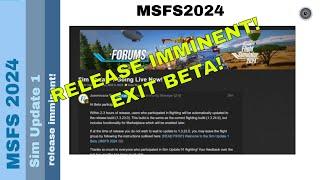  Sim Update 1: Release IMMINENT! Exit Beta NOW! ️