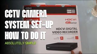 UNBOXING CCTV VIDEO RECORDER EASY SET-UP INSTALLATION