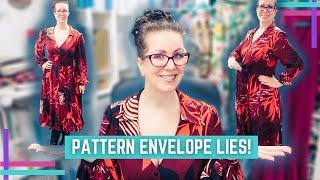 "Why Doesn't My Dress Fit" A Size Comparison :: McCalls etc Pattern Envelopes Are Lying To Us!