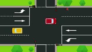 Bicycles: how to hook turn when there are dedicated left turn lanes