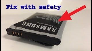 Top trick 2019, fix swollen phone battery, new diy idea