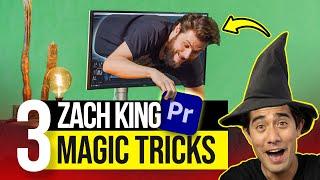 3 ZACH KING Inspired EDITING MAGIC Tricks in Premiere Pro