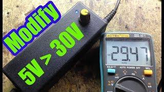 Modify a Laptop Power Supply 5V to 30V | How to make 12v to 220v inverter