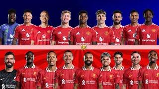 Manchester United Vs Liverpool 2024 ,Salah,Maino,Casmero,Virgil,Diaz