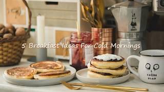 5 Breakfast Ideas For Cold Mornings In Autumn Season  My Weekday Morning | Artist's Lifestyle Vlog