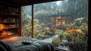 Lie in bed, close your eyes and focus on the sound of rain. you will fall asleep