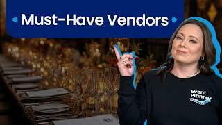 How Top Planners Build Elite Vendor Lists
