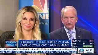 CNBC Squawk Box Asia: Gene Seroka on MOU with MPA Singapore, Port Volumes and Labor