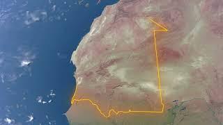 Mauritania google map