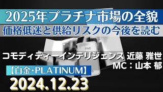 2025年プラチナ市場の全貌～価格低迷と供給リスクの今後を読む【#白金】(24.12.23)#商品先物/投資情報@Gold-TV_net